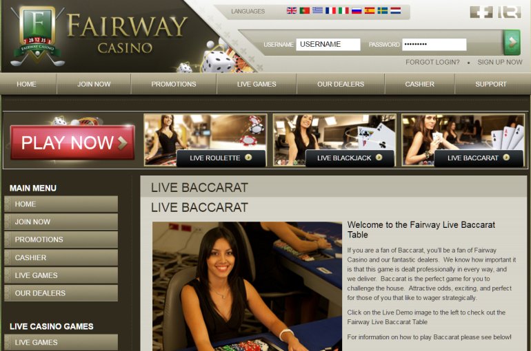 Fairway Live Casino